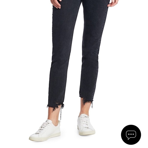 AGOLDE Toni Mid-Rise Distressed-Hem Stretch Slim-Fit Ankle Jeans - Picture 3 of 7